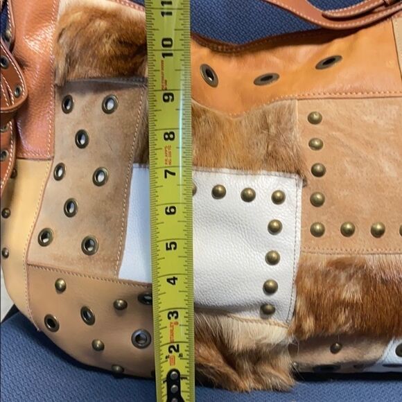 Leather and Real Fur Purse‎ - Picture 4 of 6